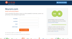 Desktop Screenshot of muroni.com